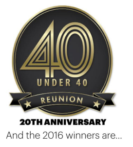 Denver Business Journal 40 under 40 logo